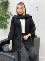 مانتو فکورا مروارید دوزی کد 4310 - تصویر 8