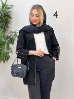 مانتو فکورا مروارید دوزی کد 4310 - تصویر 19