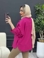 مانتو لینن چهار جیب کد 4285 - تصویر 7