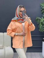 مانتو لینن چهار جیب کد 4285 - تصویر 8