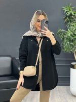 مانتو کتان دو جیب کد 4307 - تصویر 10