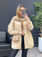 مانتو کتان دو جیب کد 4307 - تصویر 11