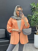 مانتو لینن تک دکمه کد 4294 - تصویر 2