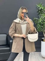 مانتو لینن تک دکمه کد 4294 - تصویر 5