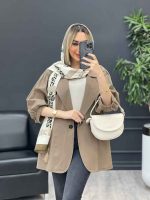 مانتو لینن تک دکمه کد 4294 - تصویر 13