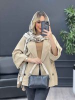 مانتو ژیله دکمه دار کد 4322 - تصویر 5