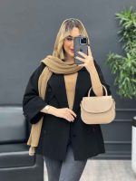 مانتو ژیله دکمه دار کد 4322 - تصویر 7