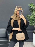 مانتو ژیله دکمه دار کد 4322 - تصویر 12