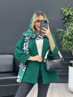 مانتو ژیله دکمه دار کد 4322 - تصویر 10