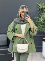مانتو ژیله دکمه دار کد 4322
