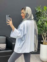 مانتو ژیله دکمه دار کد 4322 - تصویر 8