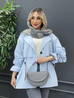 مانتو لینن ژیله دار دلوین کد 4291 - تصویر 13