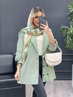 مانتو لینن سر آستین دکمه کد 4321 - تصویر 11