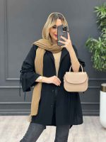 مانتو لینن پلیسه دار کد 4283 - تصویر 6