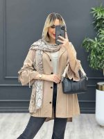 مانتو لینن پلیسه دار کد 4283 - تصویر 3