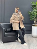 مانتو لینن پلیسه دار کد 4283 - تصویر 9