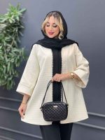 مانتو جلو باز مروارید دوزی کد 4306 - تصویر 14