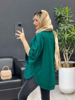 مانتو لینن جیب دکمه کد 4327 - تصویر 21