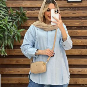 مانتو لینن جلو بسته کد 4292