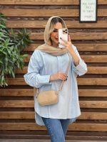 مانتو لینن جلو بسته کد 4292 - تصویر 7