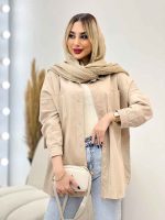مانتو کتان رنگی کد 4332 - تصویر 22