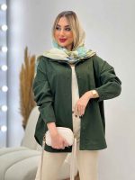 مانتو کتان رنگی کد 4332 - تصویر 8