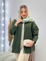 مانتو کتان رنگی کد 4332 - تصویر 16