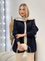 مانتو کتان رنگی کد 4332 - تصویر 13