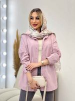 مانتو کتان رنگی کد 4332 - تصویر 4