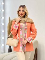 مانتو جلو باز خرجه کار هندی کد 4354 - تصویر 19