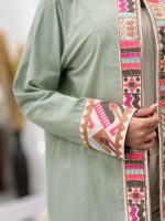 مانتو جلو باز خرجه کار هندی کد 4354 - تصویر 8