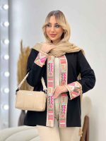 مانتو جلو باز خرجه کار هندی کد 4354 - تصویر 6