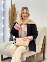 مانتو جلو باز خرجه کار هندی کد 4354 - تصویر 13