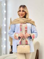مانتو جلو باز خرجه کار هندی کد 4354 - تصویر 16