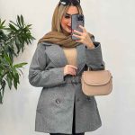 پالتو جناقی چهار دکمه کد 4145