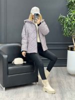کاپشن لوزی دوزی جیب زیپ کد 4226 - تصویر 25