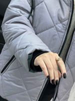 کاپشن لوزی دوزی جیب زیپ کد 4226 - تصویر 27