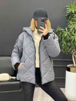 کاپشن لوزی دوزی جیب زیپ کد 4226 - تصویر 21