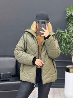 کاپشن لوزی دوزی جیب زیپ کد 4226 - تصویر 30