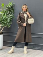 پالتو بلند یقه آمریکایی کد 4235 - تصویر 15