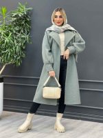 پالتو بلند یقه آمریکایی کد 4235 - تصویر 22
