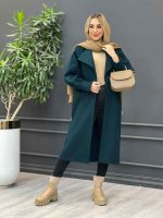 پالتو بلند یقه آمریکایی کد 4235 - تصویر 6