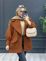 پالتو یقه انگلیسی دو جیب کد4234 - تصویر 20