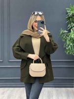 پالتو یقه انگلیسی دو جیب کد4234 - تصویر 7
