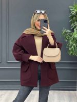 پالتو یقه انگلیسی دو جیب کد4234 - تصویر 35