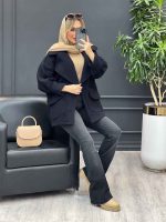 پالتو یقه انگلیسی دو جیب کد4234 - تصویر 19