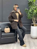 پالتو یقه انگلیسی دو جیب کد4234 - تصویر 9