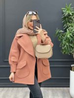 پالتو یقه انگلیسی دو جیب کد4234 - تصویر 3