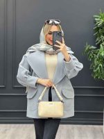 پالتو یقه انگلیسی دو جیب کد4234 - تصویر 18