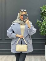 پالتو یقه انگلیسی دو جیب کد4234 - تصویر 11